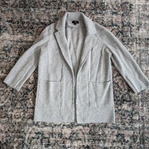 J Crew 365 Sophie sweater blazer, gray, amall